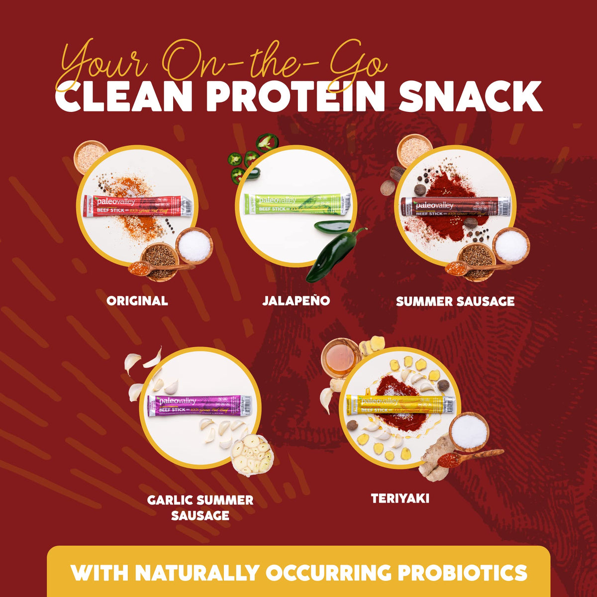 Paleovalley Keto-friendly Beef Sticks for convenient low-carb snacking.