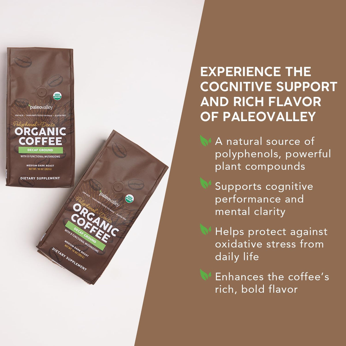 Paleovalley polyphenol-dense blend supports a balanced morning routine