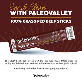 Close-up of Paleovalley Summer Sausage ingredients highlighting clean beef.