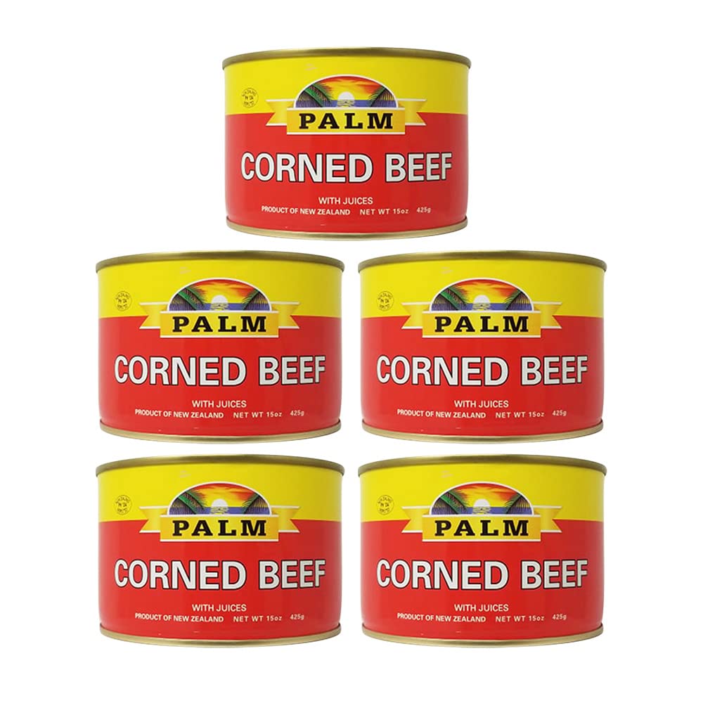 Palm Corned Beef with Juices 15oz packaging shows premium, ready-to-use protein for quick meals