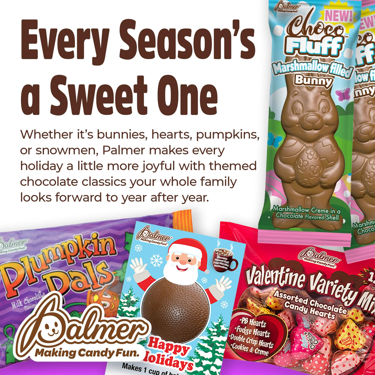 Palmer Almond Bark nuts-coating provides tasty, even chocolate coverage