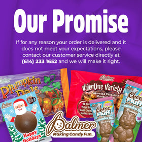 Close up of PALMER Easter box packaging highlighting gift appeal.