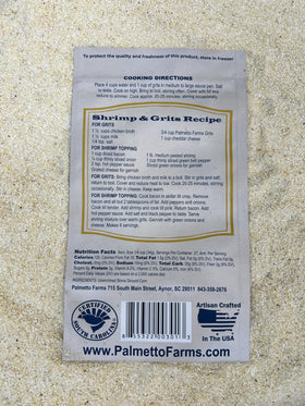 Palmetto Farms grits served for southern breakfast
