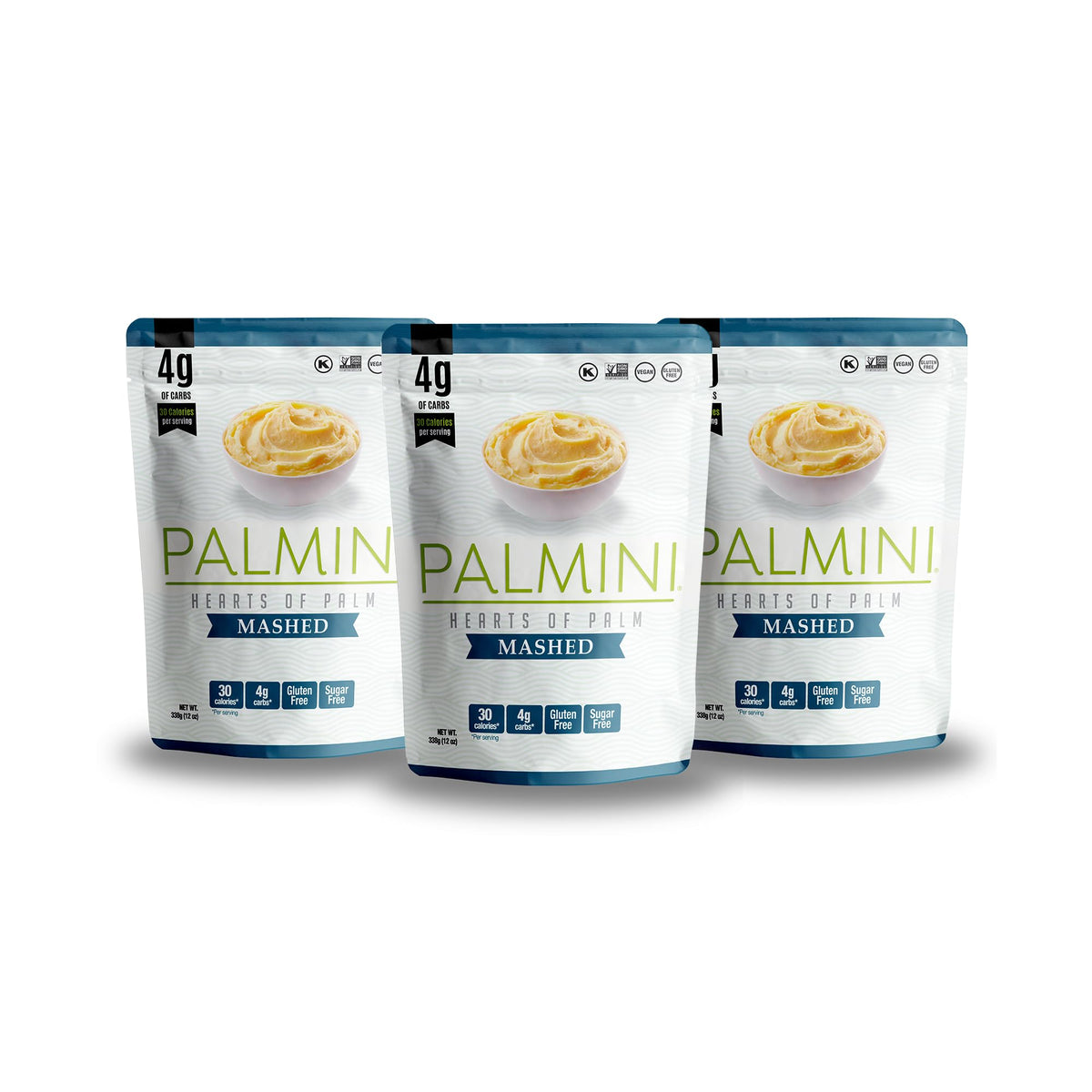 Palmini Mashed in a smooth, creamy bowl ideal for keto dinners.
