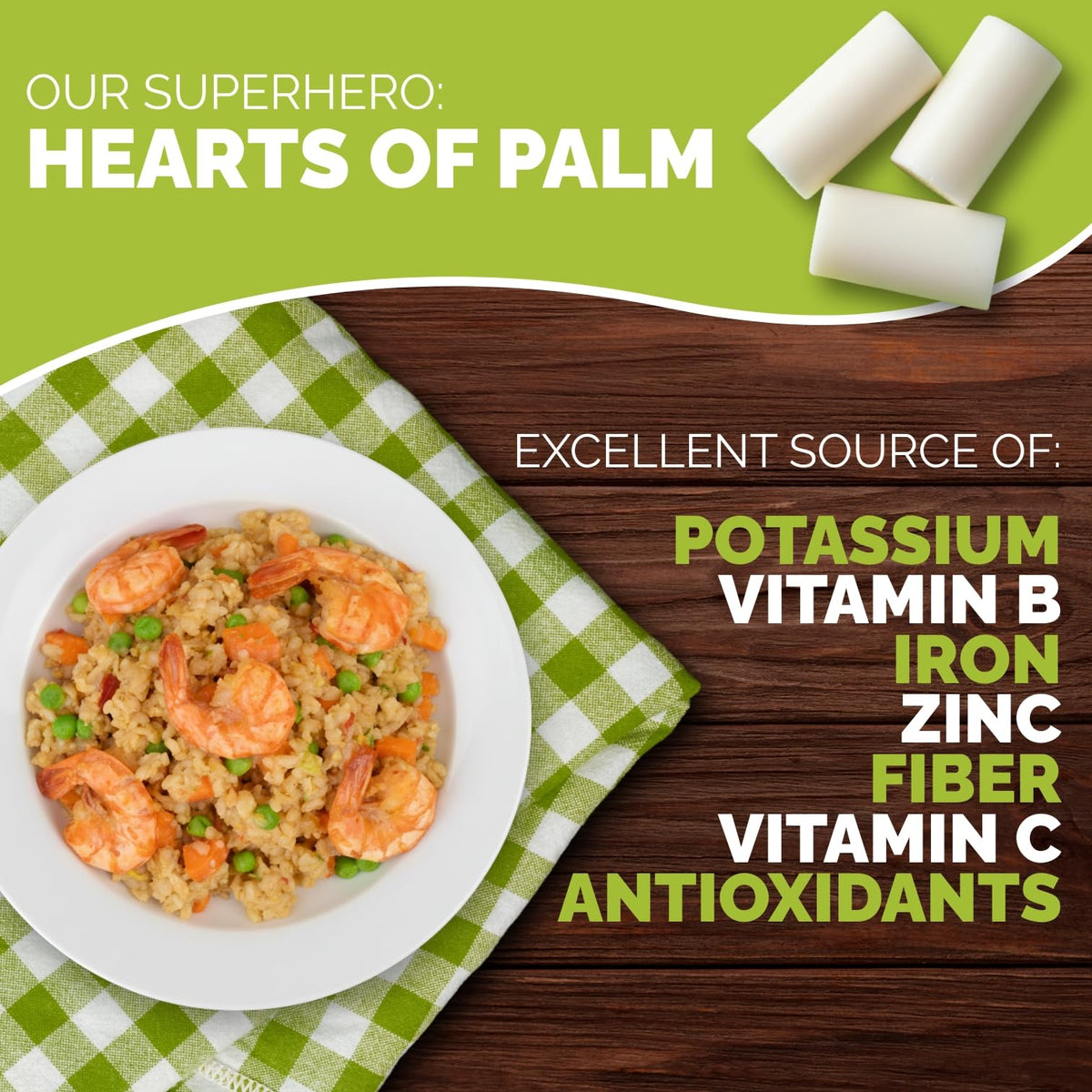 Palmini Rice pack of 3, convenient for weekly meals.