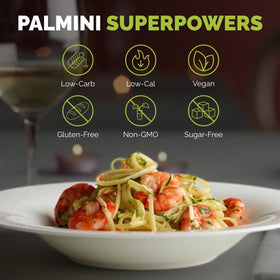 Palmini rice pouch showcases grain-free option for stir-fries.