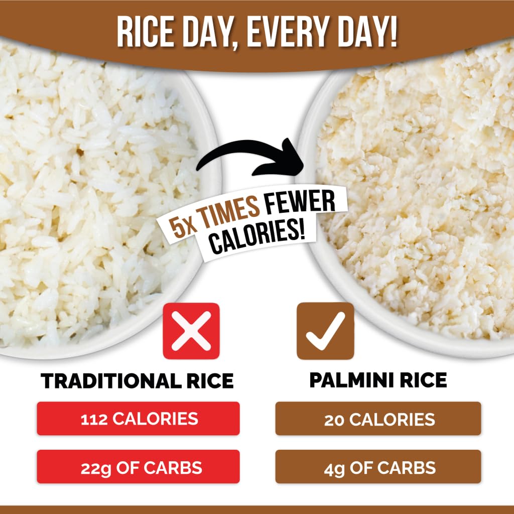 Palmini Rice being stir-fried with vegetables for a versatile low-carb base.