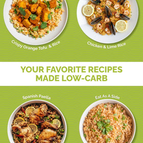 Palmini Spanish Rice acts as a culinary canvas for creative dishes.