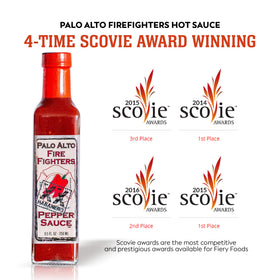 Palo Alto Firefighters pepper sauce multi-pack offers great value.