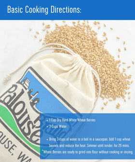 Palouse Brand glyphosate residue-free label promotes ingredient integrity.