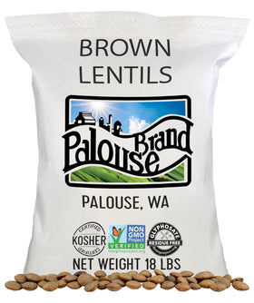Palouse Brand field-grown lentils on a Washington farm, authentic farm-to-table sourcing.