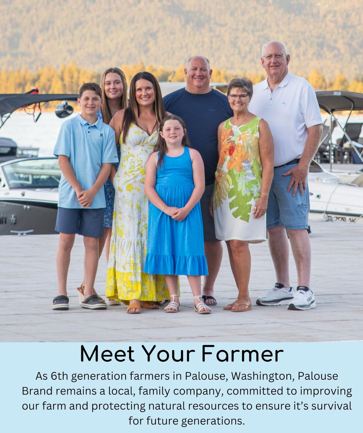 Palouse Brand Non-GMO Project Verified chickpeas for quality cooking.