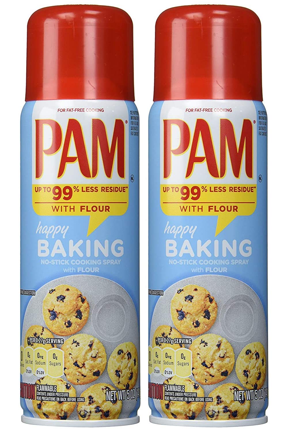 Pam No-Stick Cooking Spray with Flour for easy cake release.