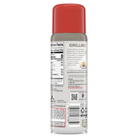 Pam No Stick Grilling Spray on hot grill demonstrates effortless nonstick performance.