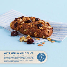 Pamela's Whenever Bars ingredient panel highlights gluten-free oats and chia for a wholesome option