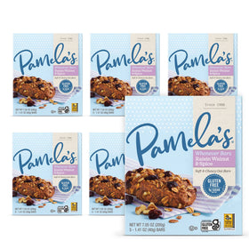 Pamela's Whenever Bars gluten-free packaging signals a convenient gluten-free snack on the go