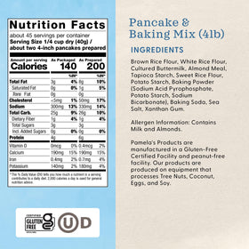Pantry-ready Pamela's gluten-free baking mix for quick treats