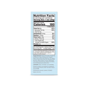 Certifications showing vegan and kosher status accompany Pamela's snack with natural ingredients