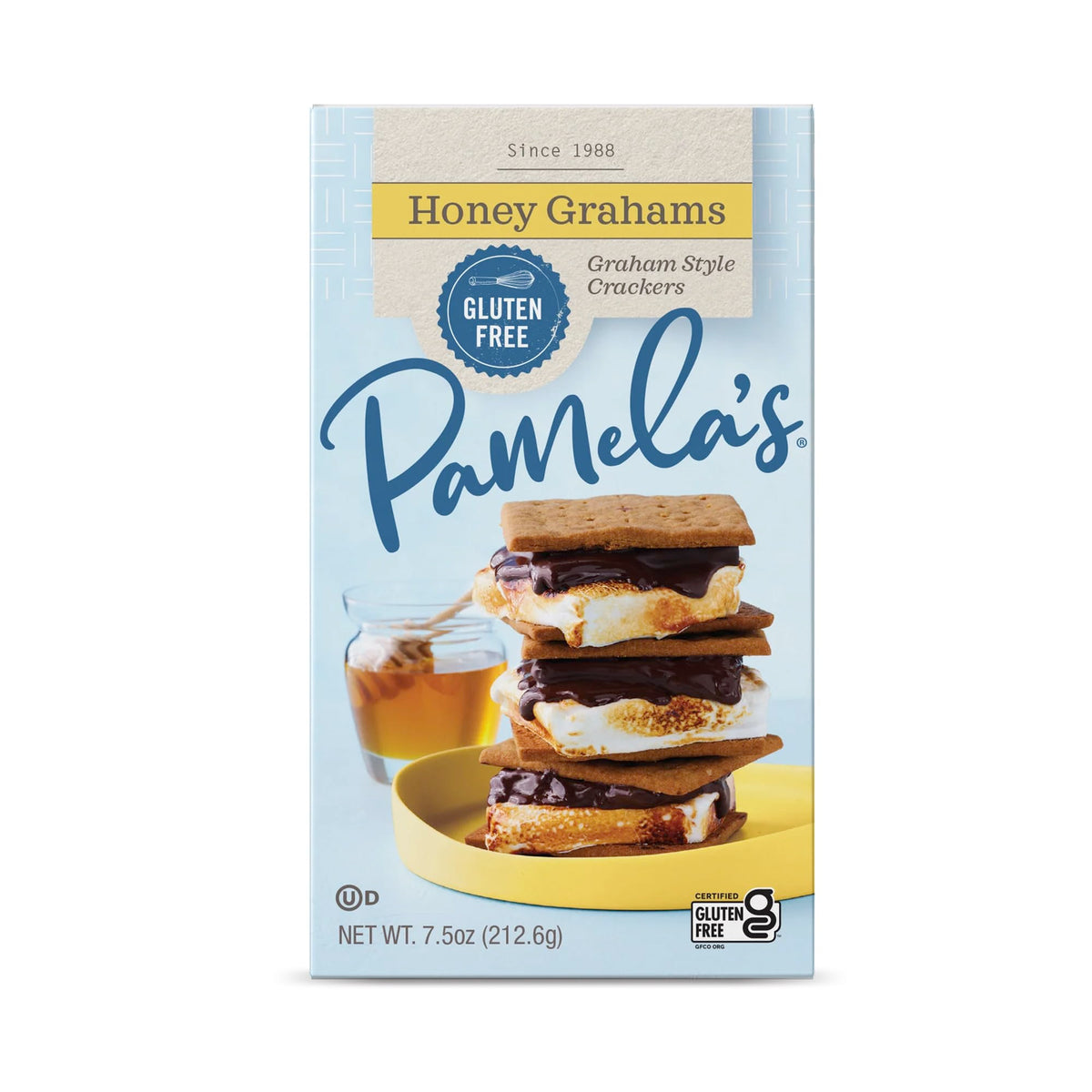 Cereal-topping suggestion using Pamela's Honey Grahams.