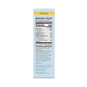 Closeup of Pamela's packaging design and natural ingredients.