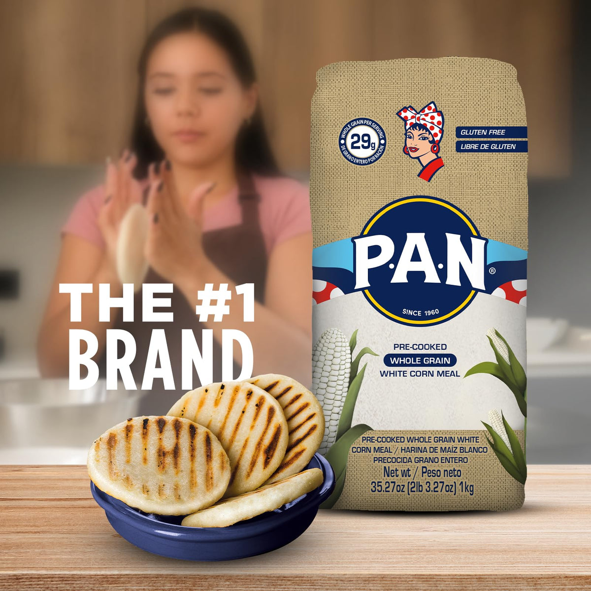 PAN dough cooking in cast iron skillet with aroma