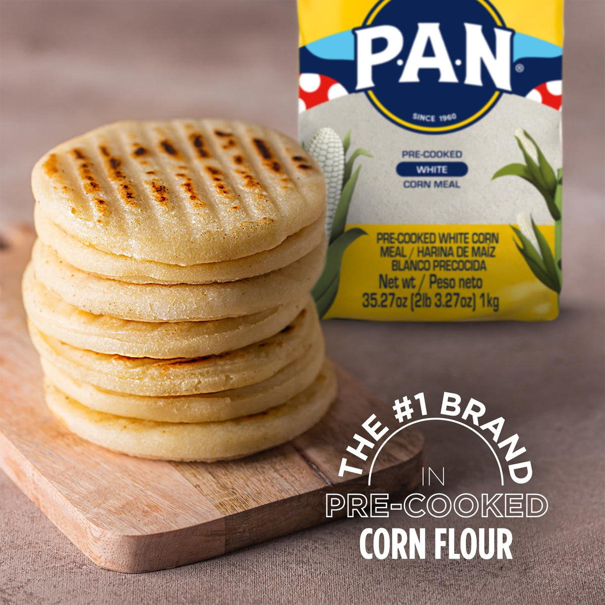 Empanadas prepared with P.A.N. corn meal for tasty handheld treats.