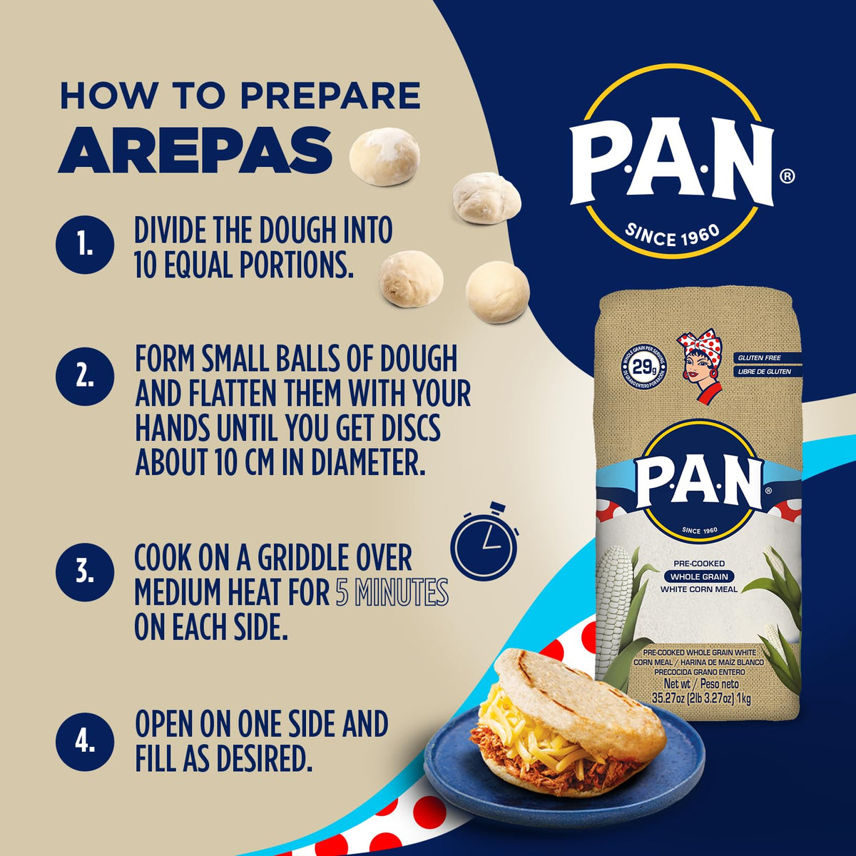 PAN four-pack on kitchen counter highlighting convenience