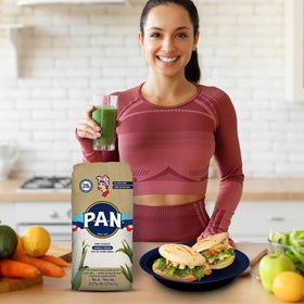 PAN traditional recipes like arepas and hallacas prepared