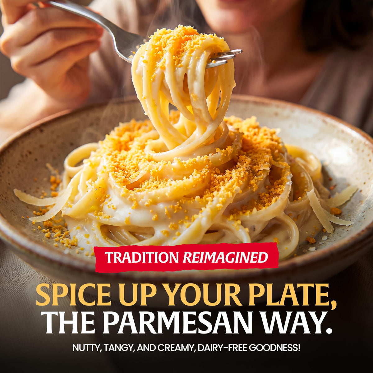 Panacheeza Spicy Parmesan pizza slice adds kick without dairy.
