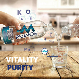 PANAKOS Deep Seawater bottle portion setup demonstrates multiple servings