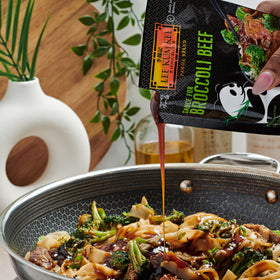 Gift-ready Panda Brand Sauce for broccoli beef as a pantry staple.