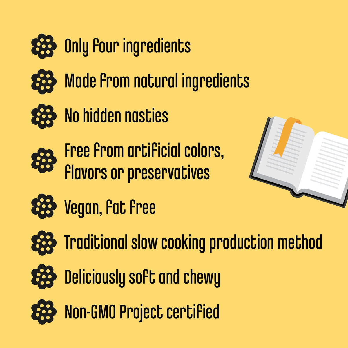 Molasses and aniseed oil notes enhance Panda licorice flavor.