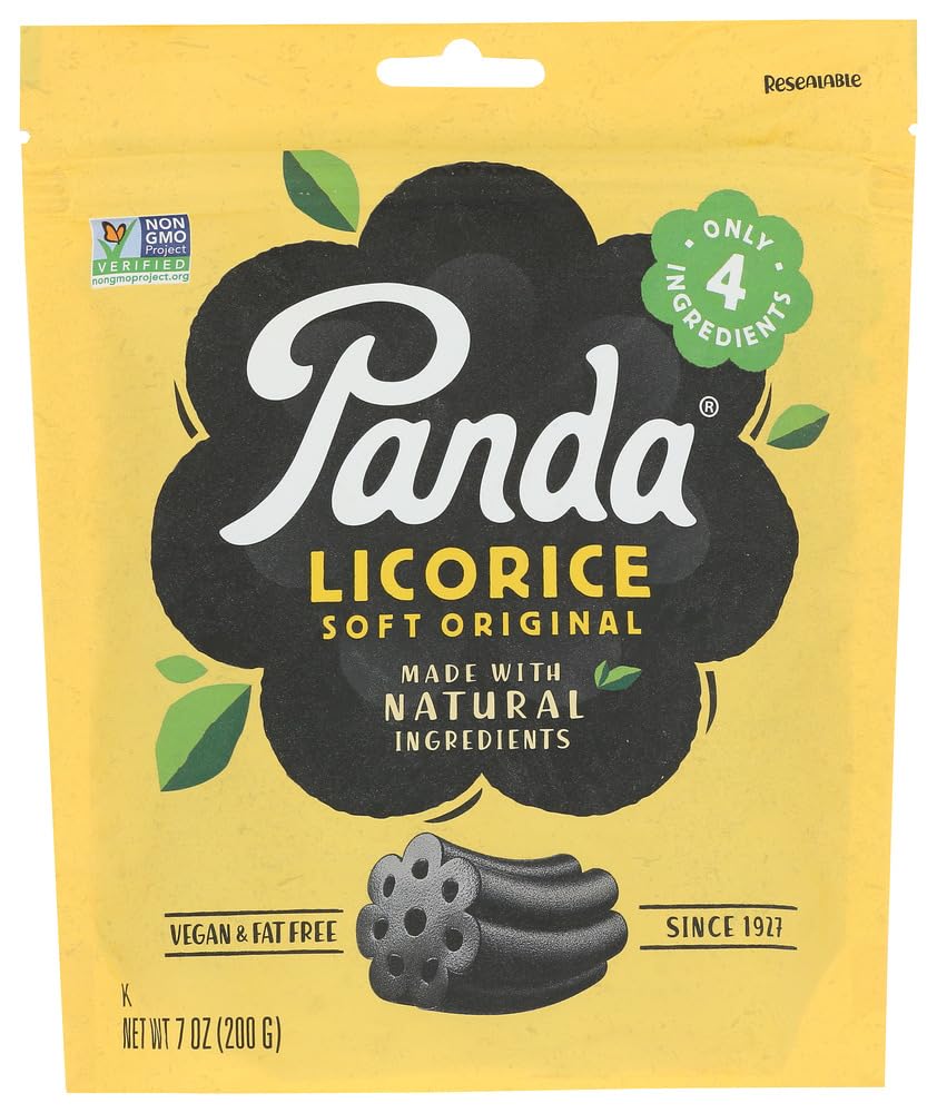 Panda Licorice soft licorice 7oz bundle pack, ideal for sharing with friends.
