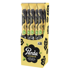 Panda natural soft original licorice bars pack, ideal for on-the-go snacking.