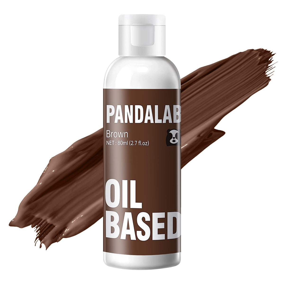 Pandalab brown oil-based coloring for candy melts provides long-lasting color in melted candy