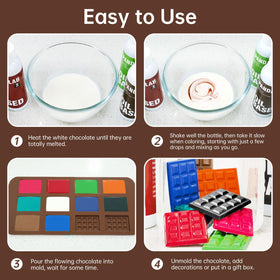 Pandalab brown oil-based coloring for frosting ensures consistent tones in buttercream and icing