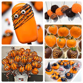 Pandalab orange oil-based color donuts icing for bold treats.