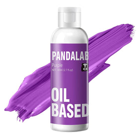 Pandalab purple oil-based dye enhances fondant and icing with deep purple.