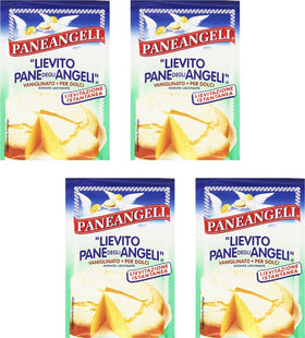 Paneangeli vanilla yeast 16g pack4 for soft, flavorful cakes.