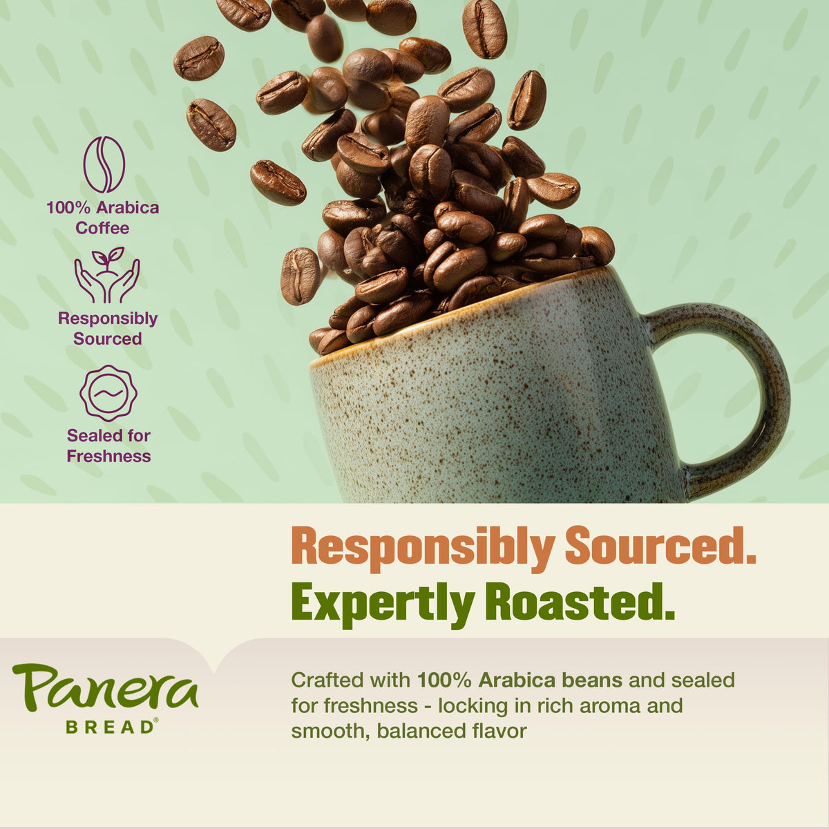 Panera Bread Light Roast pod sealed for freshness preserving flavor.