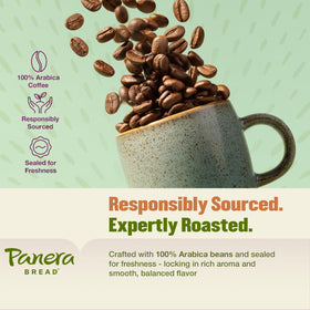 Panera Bread Light Roast pod sealed for freshness preserving flavor.