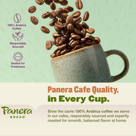Panera Bread light roast pod tasting cup reveals smooth, balanced flavor