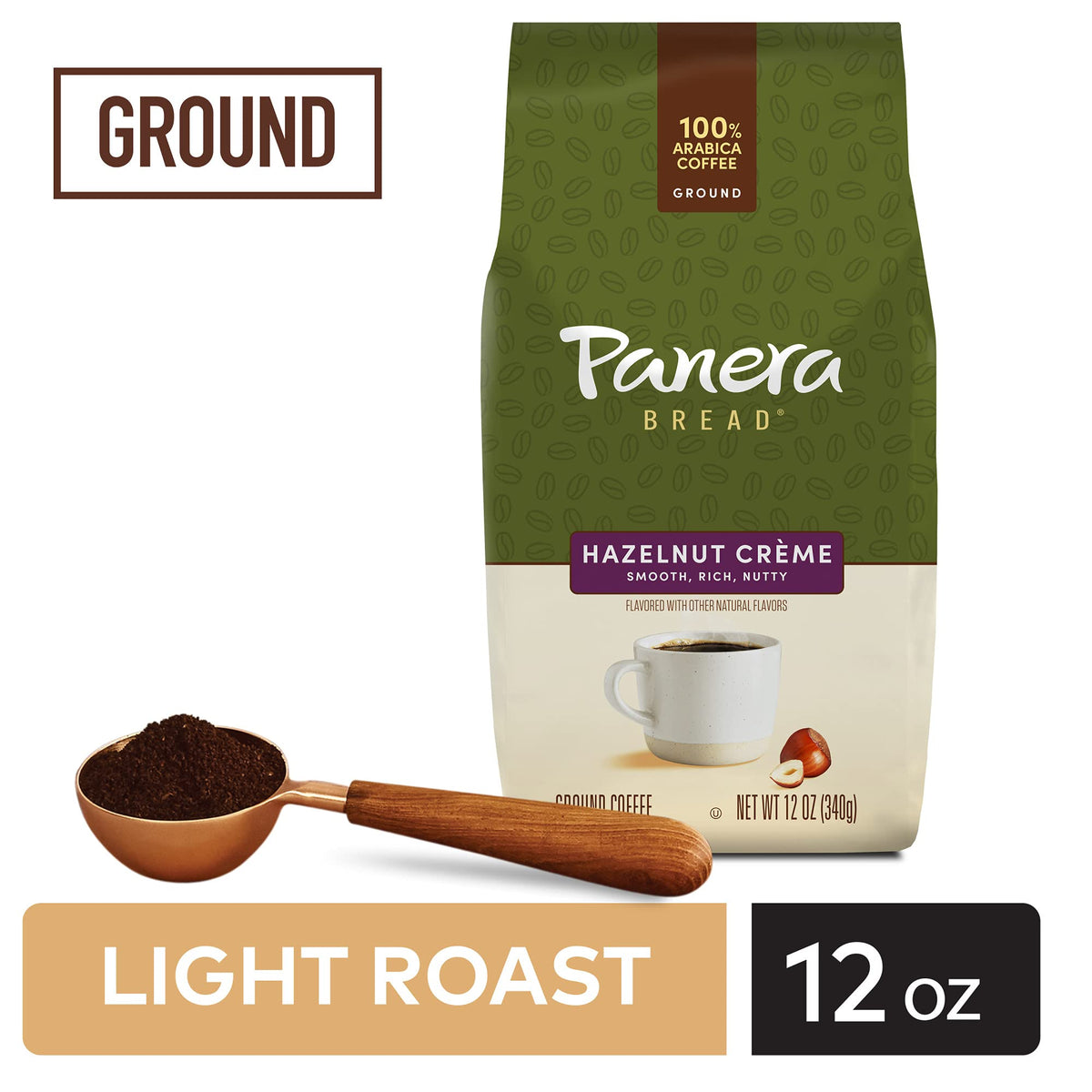 Panera Hazelnut Creme aroma rises from a steaming cup, inviting the moment.
