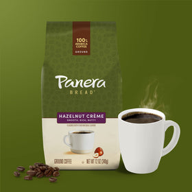 Panera Hazelnut Creme; K-Cup compatible for quick single-serve mornings.