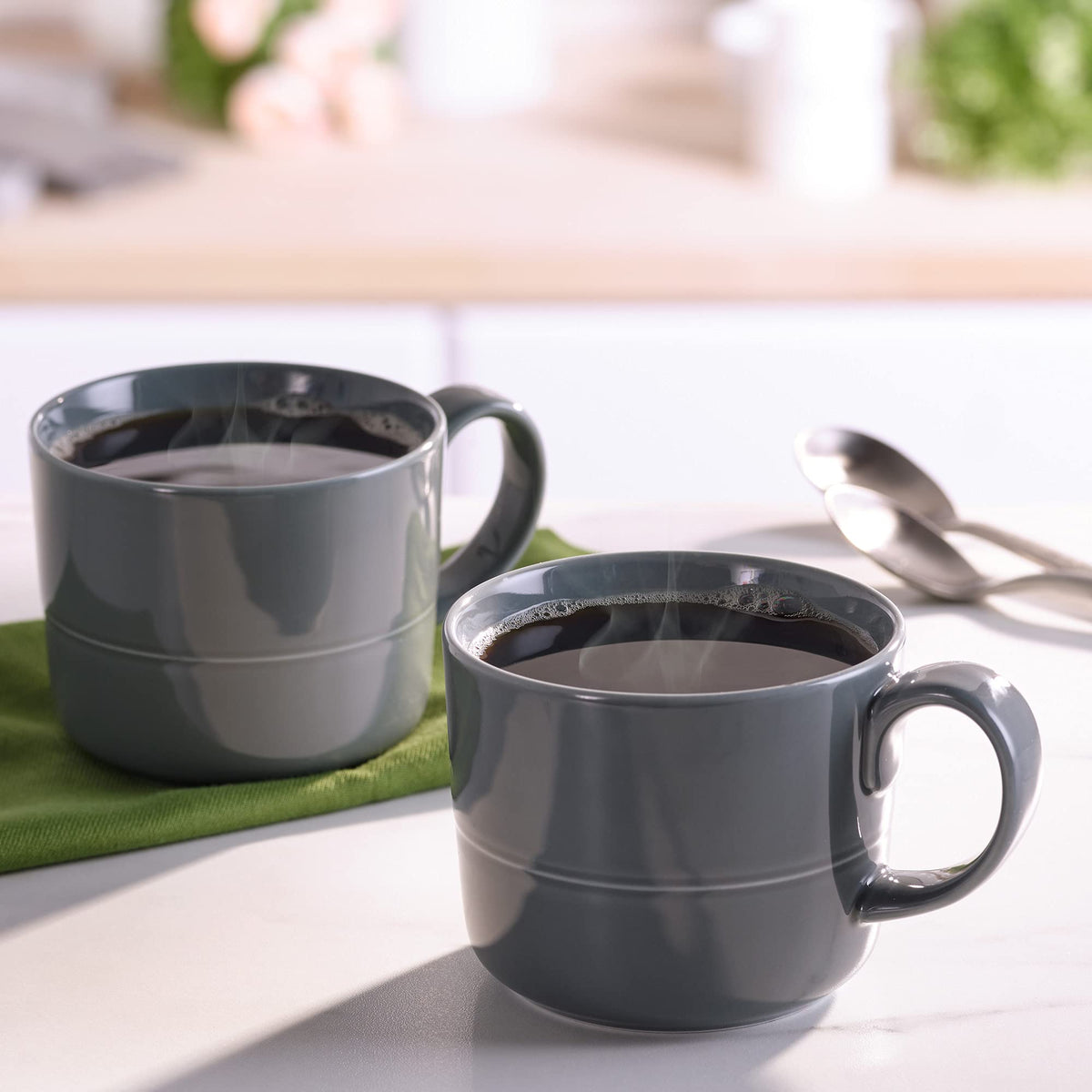Panera Hazelnut Creme kitchen scene invites a comforting daily ritual.