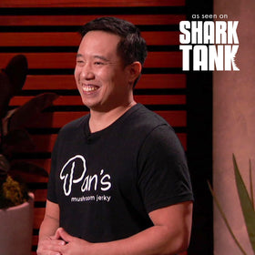 Pan's Mushroom Jerky fiber-rich, high-protein bite ideal for plant-based diets.