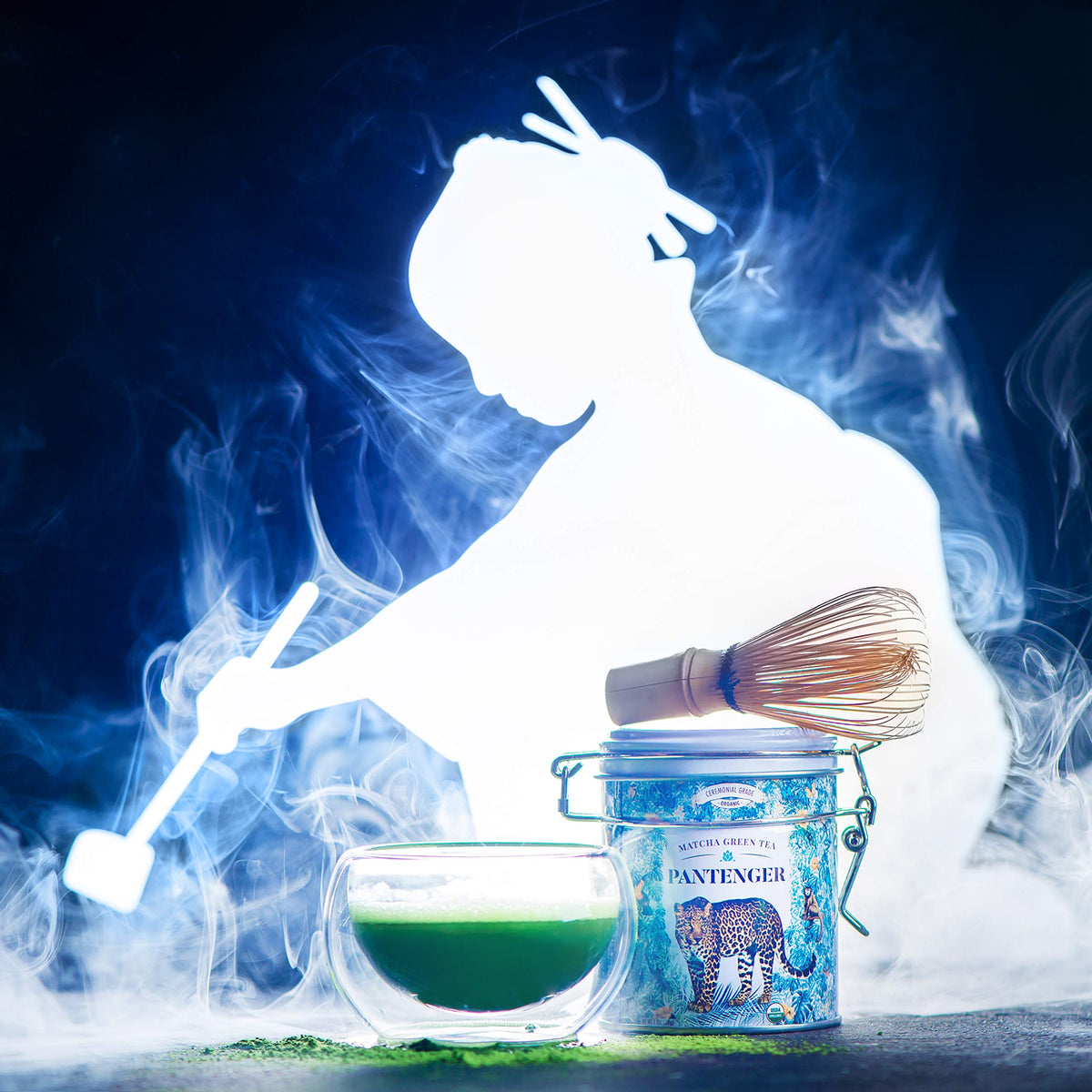Pantenger matcha aroma from L-theanine rich leaves.
