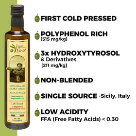Early Harvest 2024/25 label signals premium, low acidity EVOO.