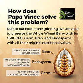 Papa Vince two-ingredient pasta showcases ancient grain simplicity for clean, honest flavor.