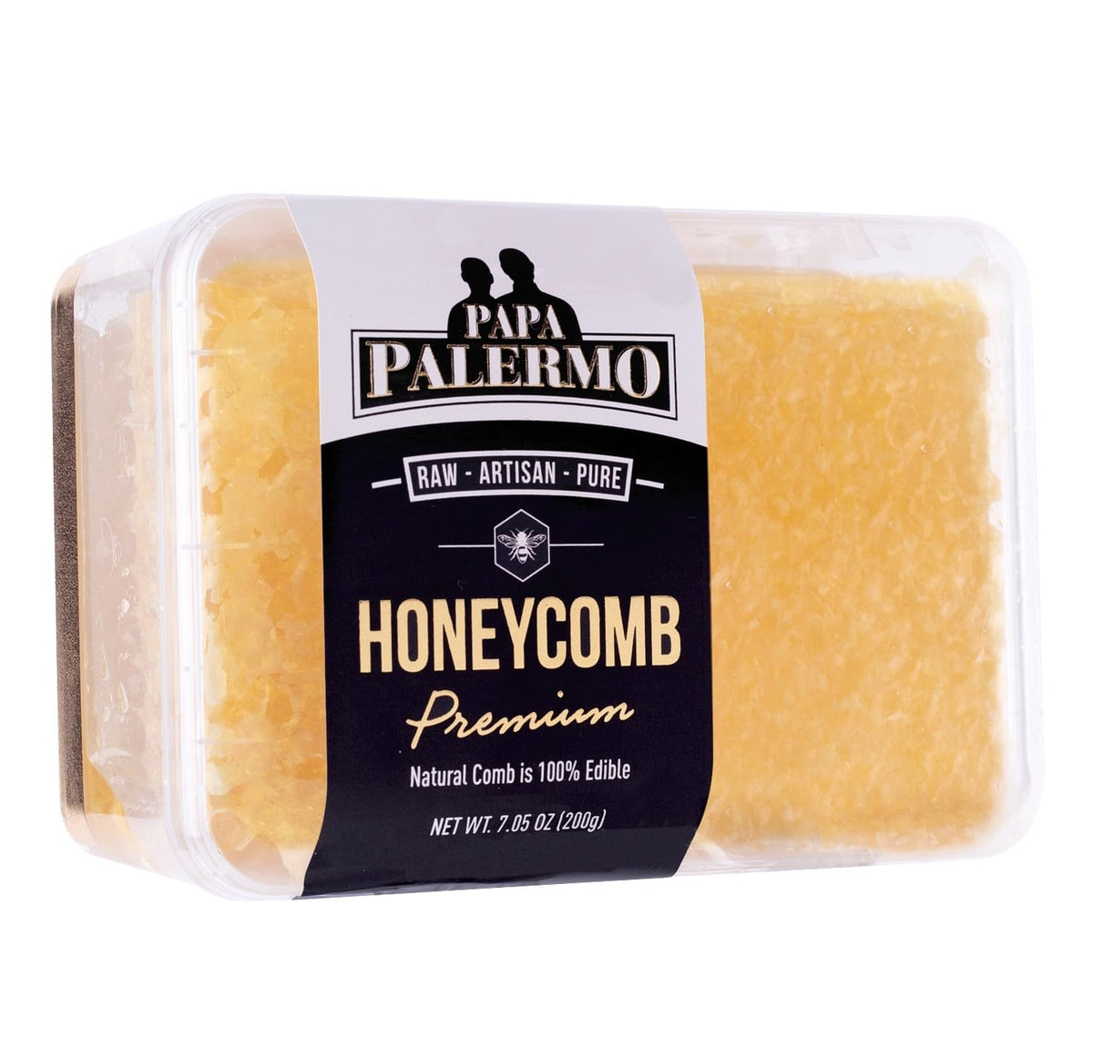 Papa Palermo honeycomb on a serving tray ready to share
